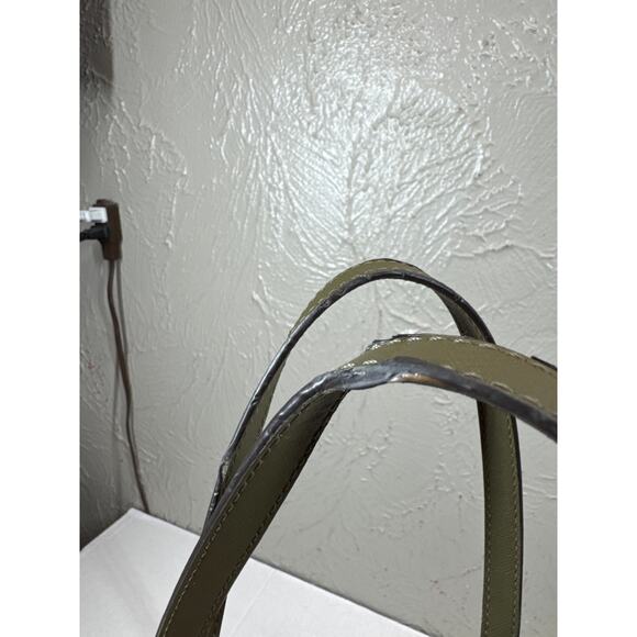 MICHAEL Michael Kors Women's Green Jet Set Logo Buckle Strap Shoulder Tote Bag - Picture 5 of 8